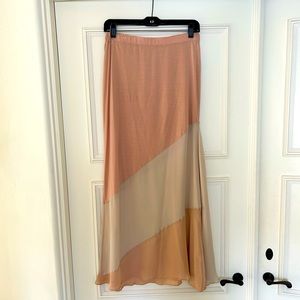 Helmut Lang pink maxi skirt, M